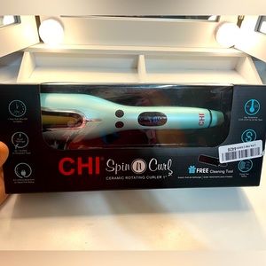 CHI Spin N Curl Special Edition - Mint Green. Ideal for Shoulder-Length Hair